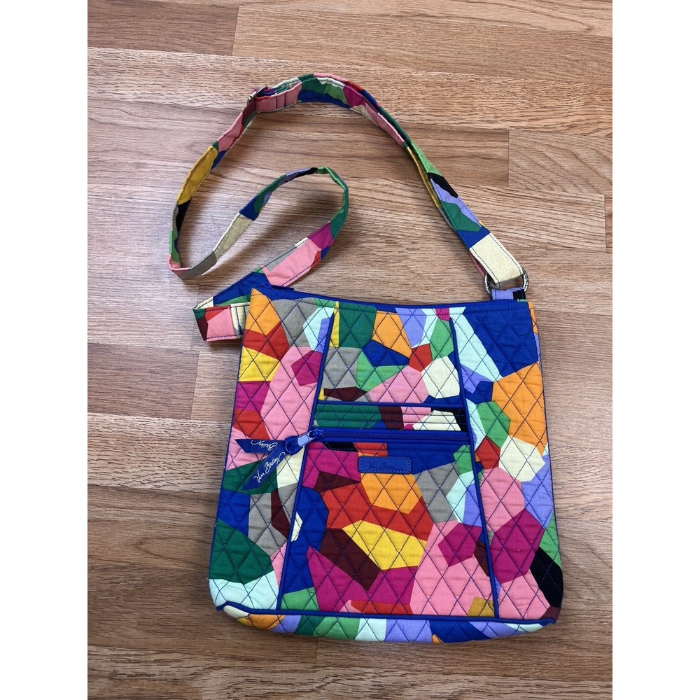 Vera Bradley Pop Art Hipster Crossbody Bag Purse Colorful‎ Retired NEW
